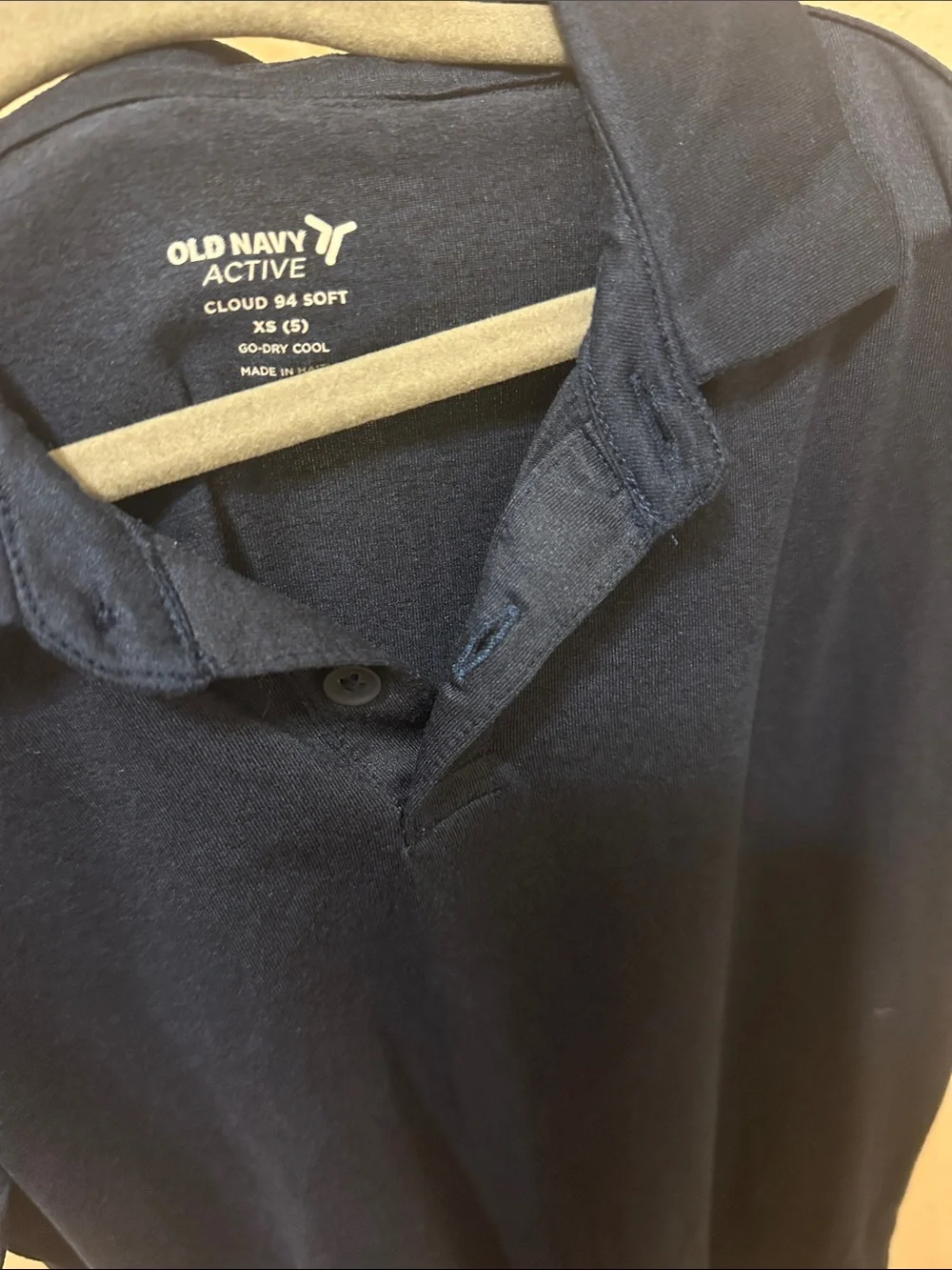 3/10$ Old Navy Navy Drifit Blue Kids Polo Shirt